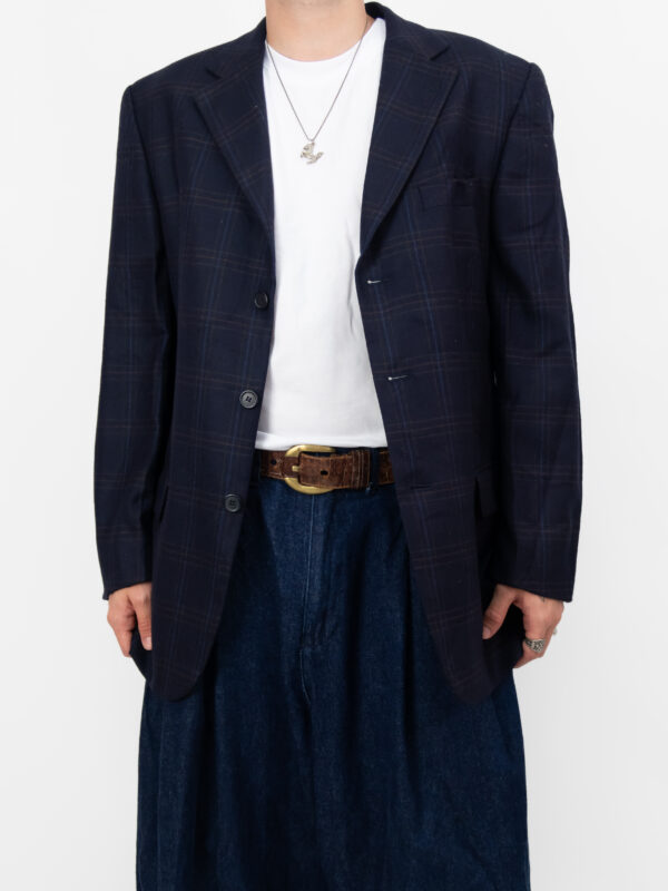 blazer woolmark blue