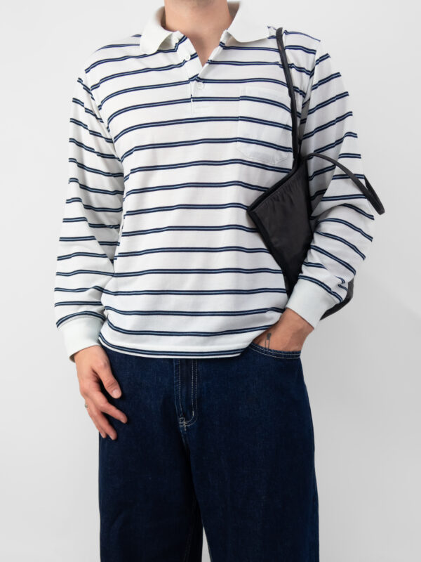 blusa polo listrada