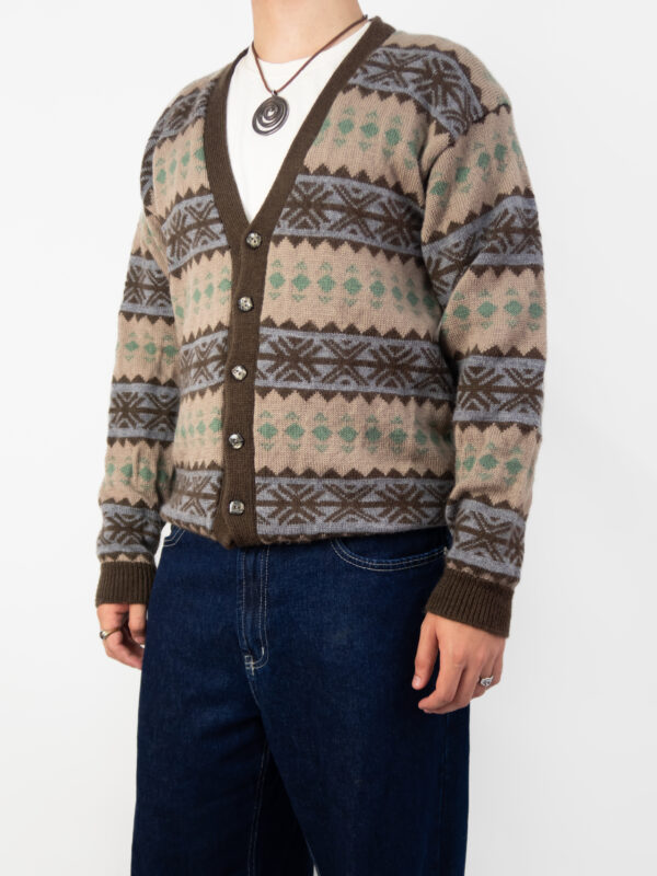 cardigan vntg. brown