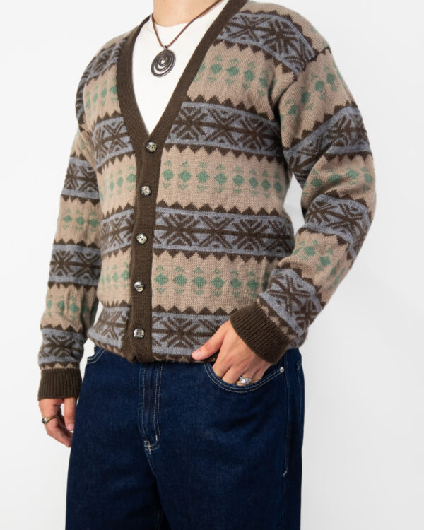 cardigan vntg. brown