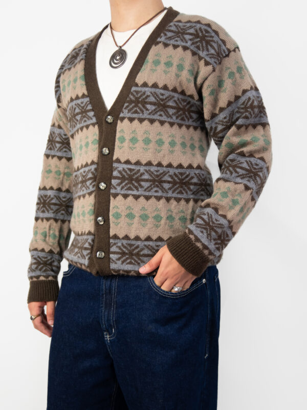 cardigan vntg. brown