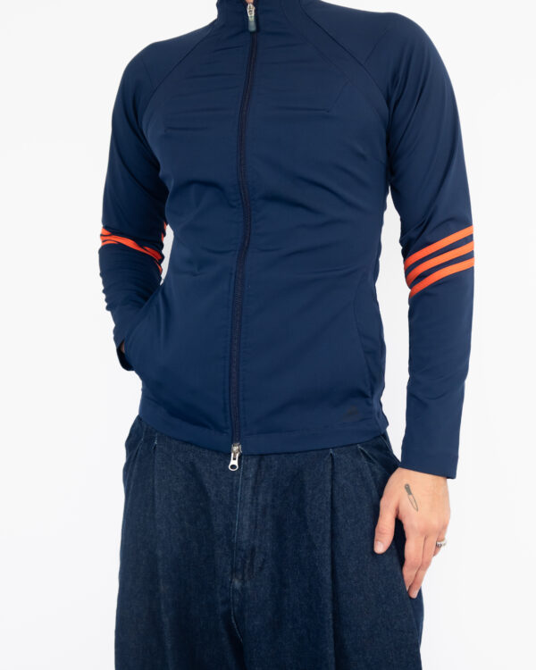 jaqueta sport adidas fecho duplo