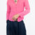 blusa fluida rosa