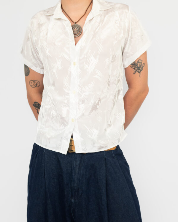 blusa tribal white