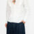 blusa pleated white