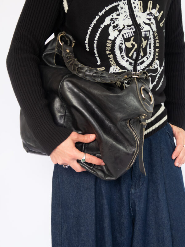 maxi bag couro cotnele