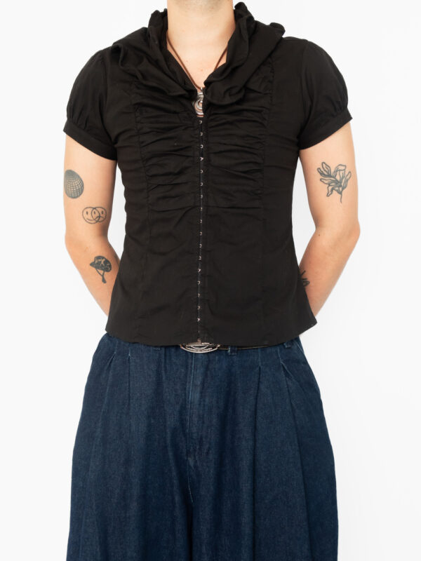 blusa seiki pleated