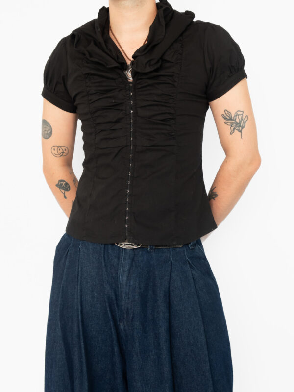 blusa seiki pleated