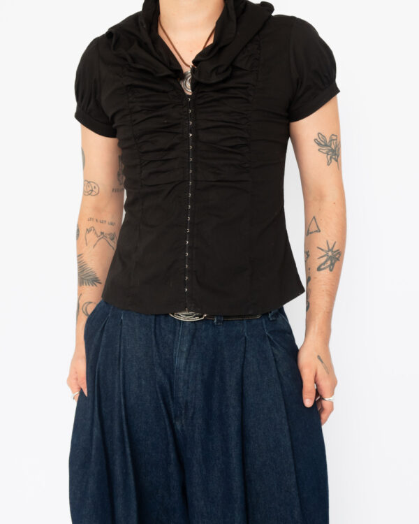 blusa seiki pleated