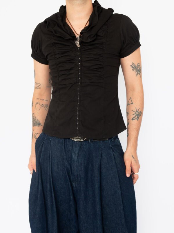 blusa seiki pleated