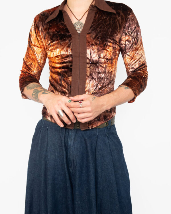 blusa bronze mispa