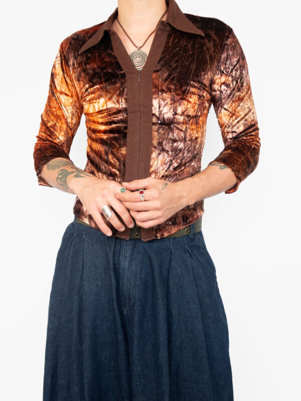 blusa bronze mispa