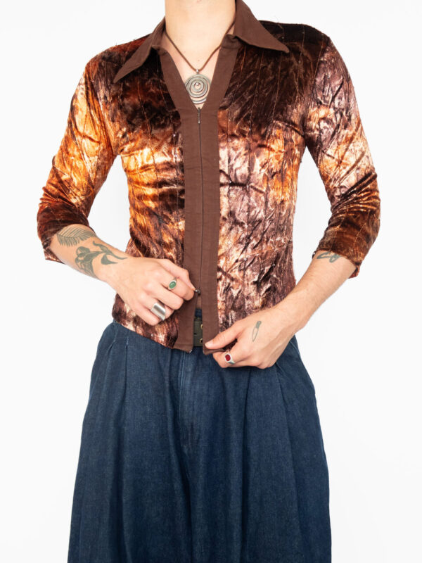 blusa bronze mispa