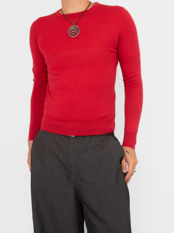 suéter uniqlo red