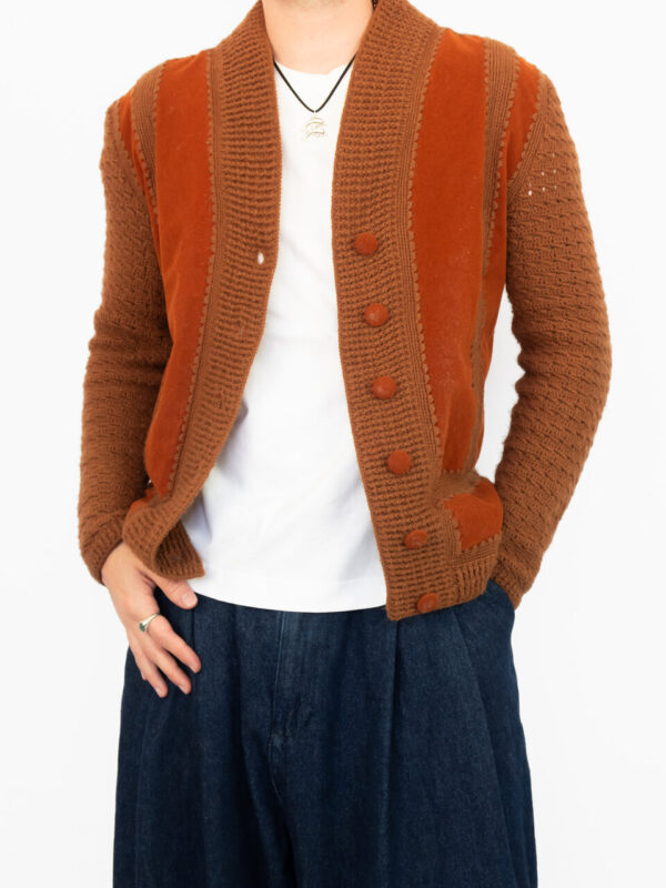 blusa tricô orange