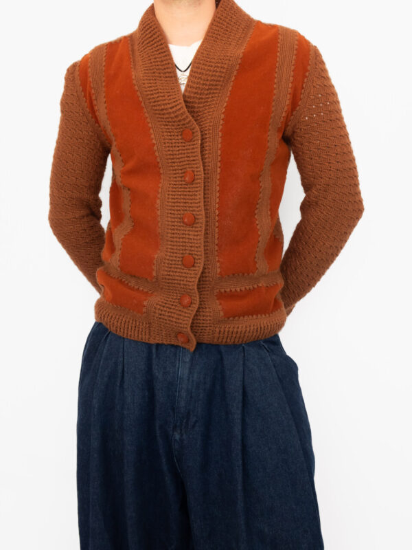blusa tricô orange