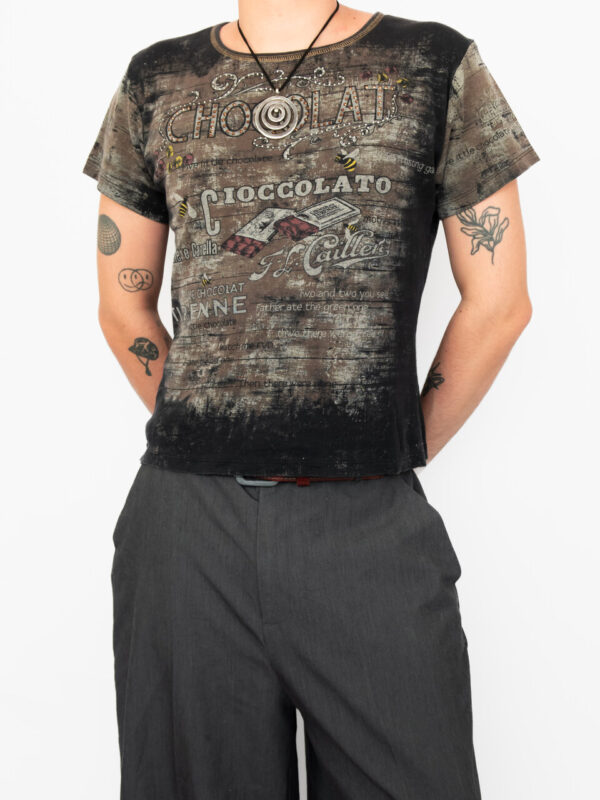 camiseta cactus chocolate