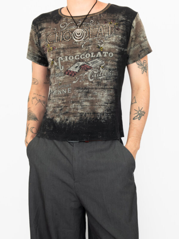 camiseta cactus chocolate