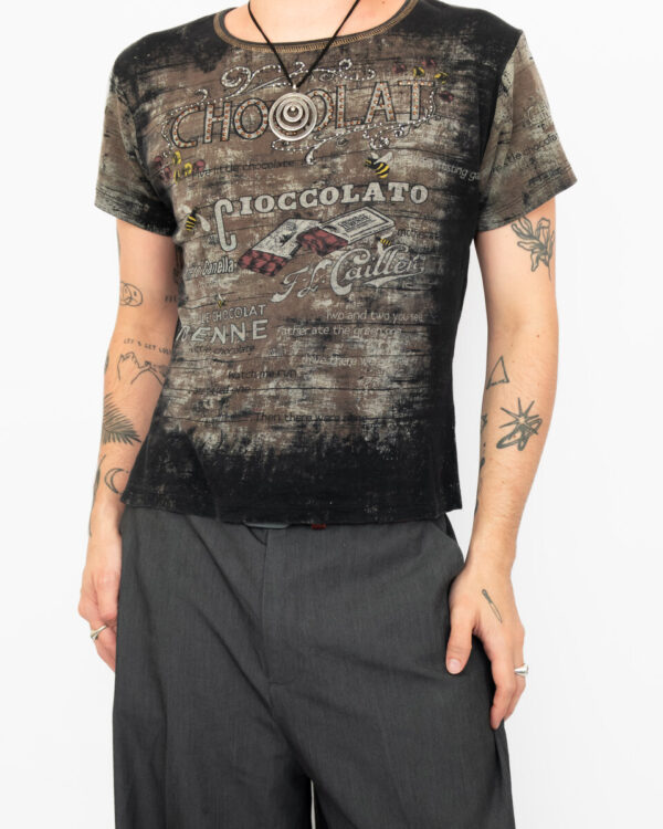 camiseta cactus chocolate