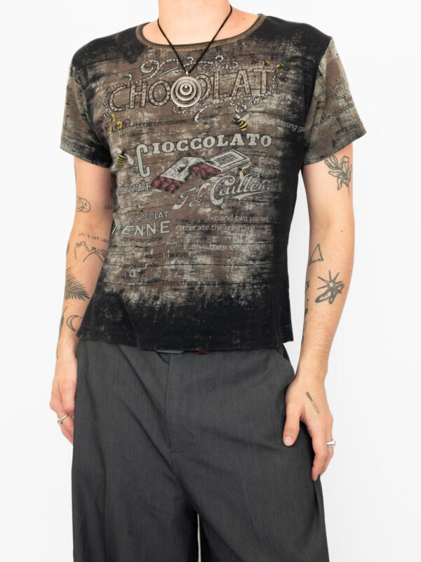 camiseta cactus chocolate