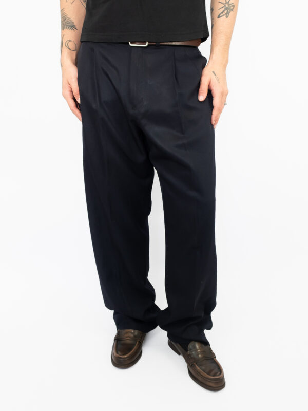 calça alfaiataria marinho