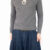 blusa uniqlo cinza