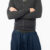 cardigan uniqlo cinza