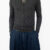 cardigan uniqlo cinza