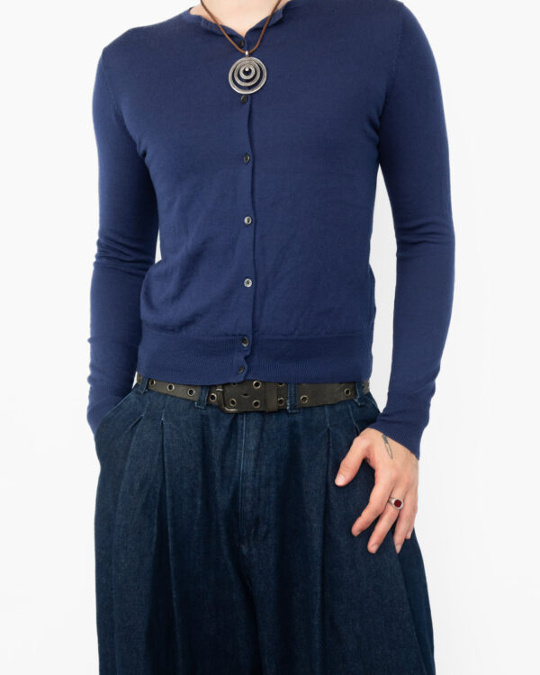 cardigan uniqlo azul