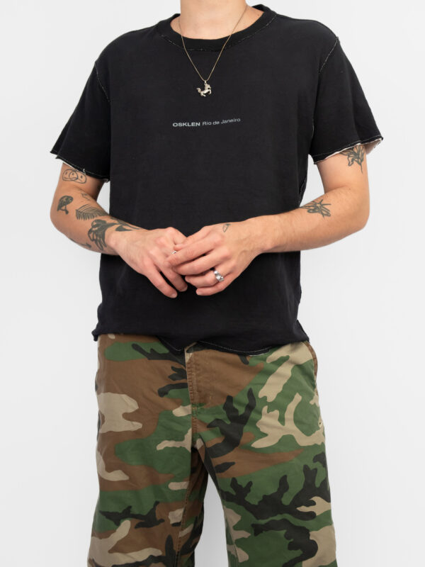 camiseta osklen dupla face