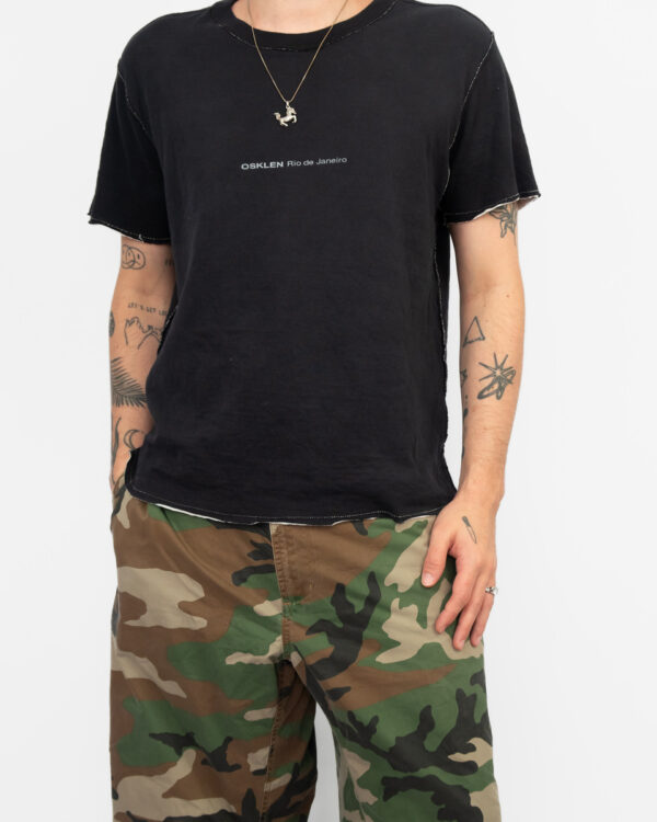 camiseta osklen dupla face