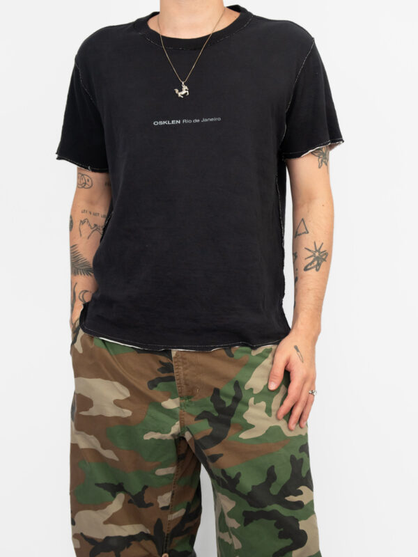 camiseta osklen dupla face