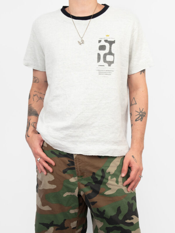 camiseta osklen dupla face