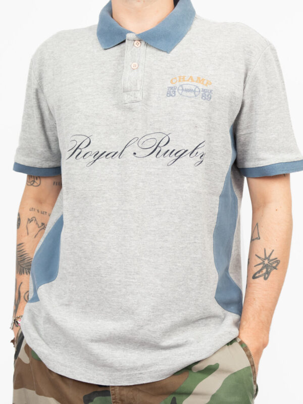 blusa polo royal rugby