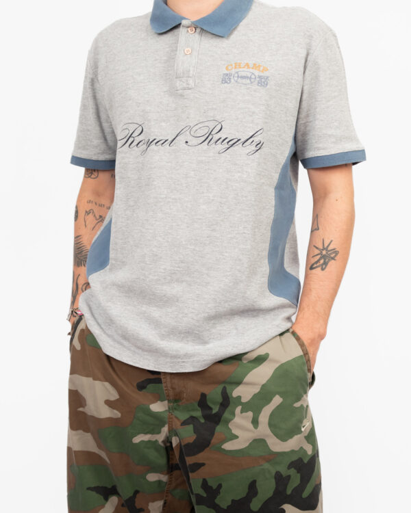 blusa polo royal rugby