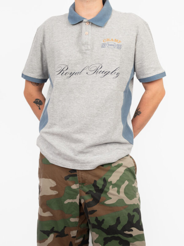 blusa polo royal rugby
