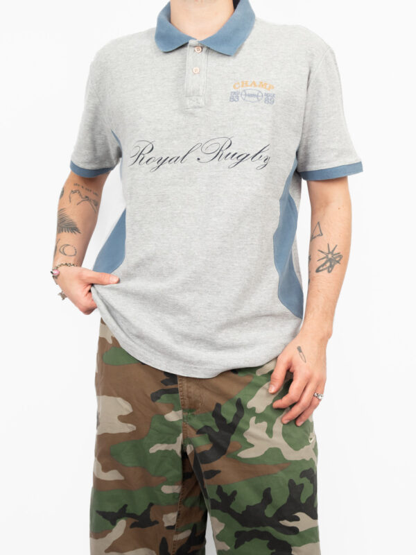 blusa polo royal rugby