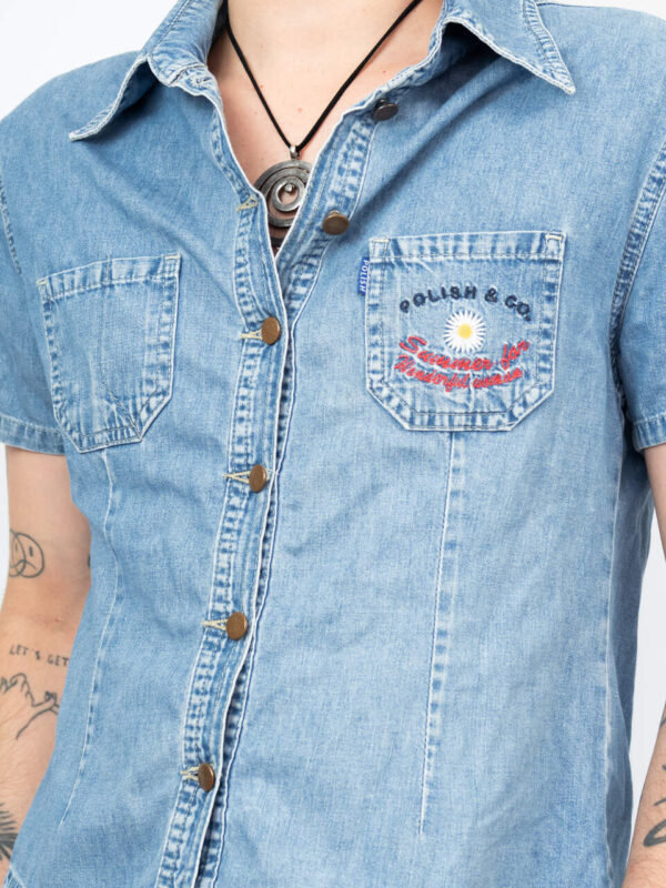 blusa jeans polish cgc