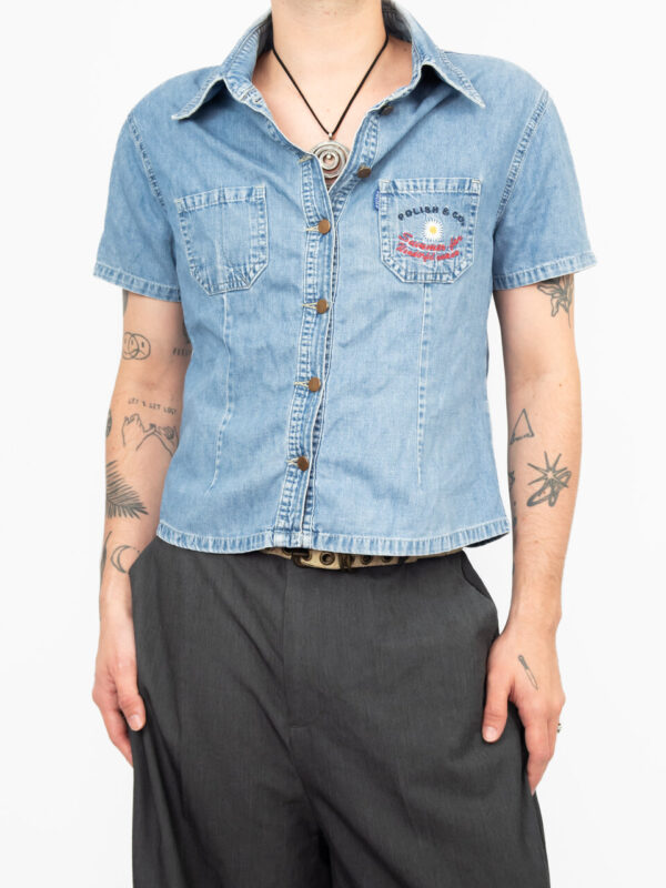 blusa jeans polish cgc