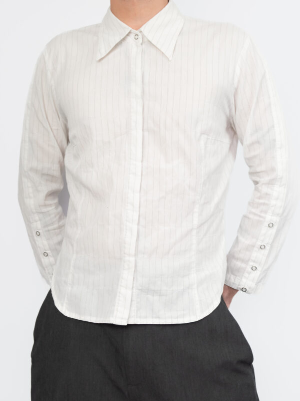 blusa office white