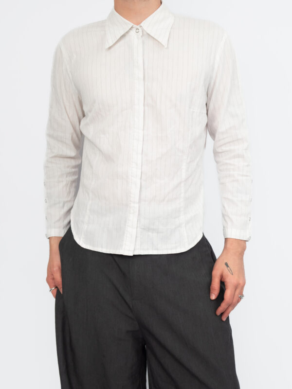 blusa office white