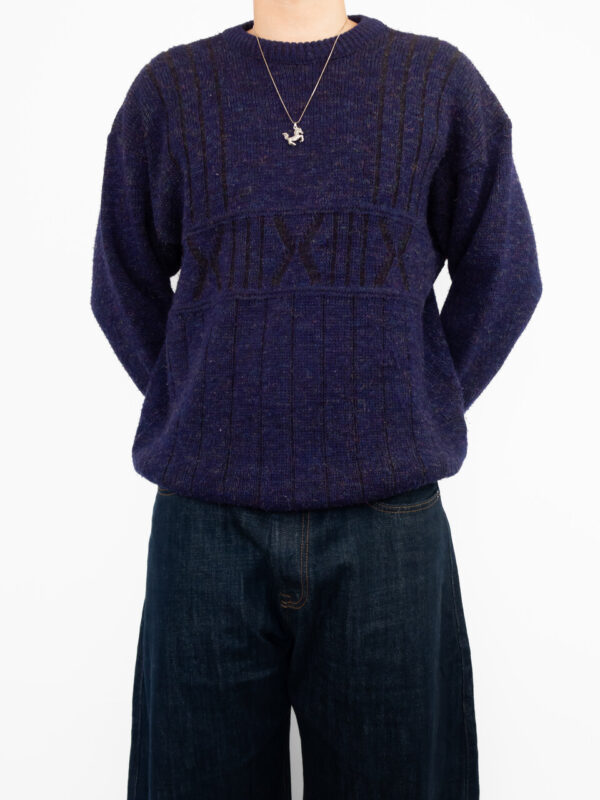 suéter tricô purple