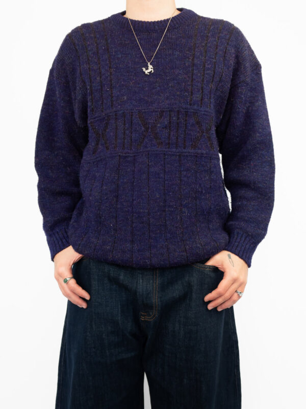 suéter tricô purple