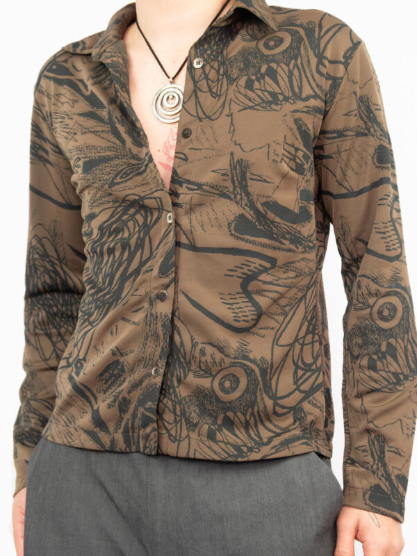 blusa fit green