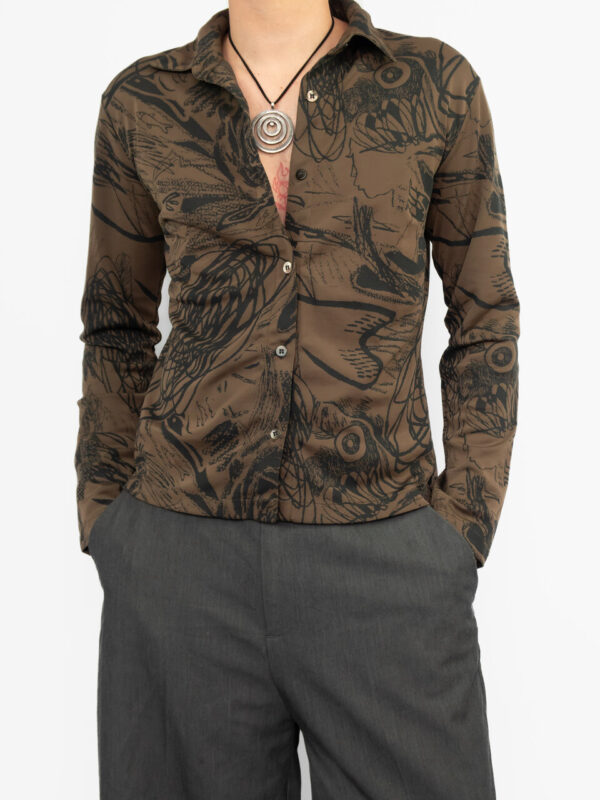 blusa fit green