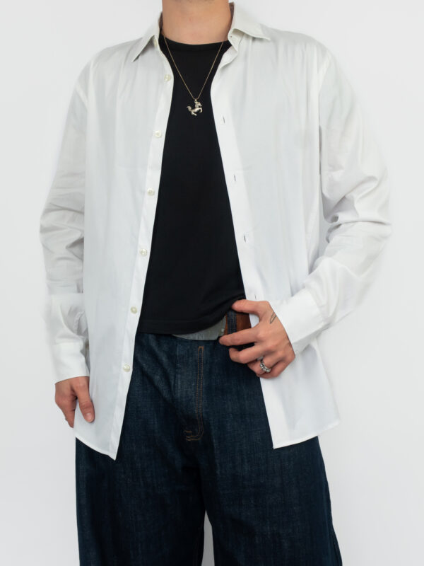camisa zara white
