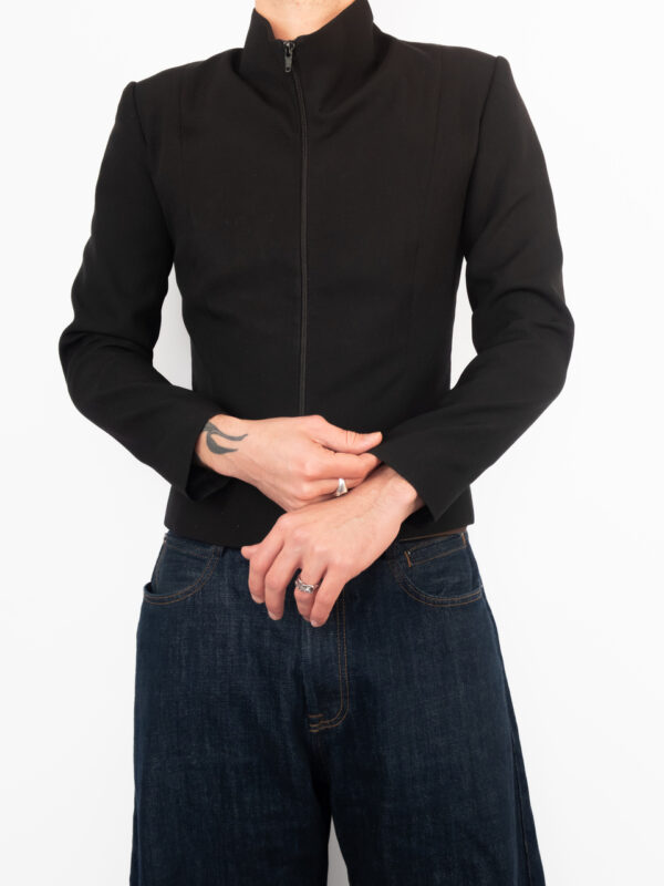 blusa office black