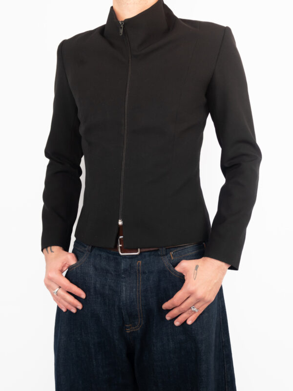 blusa office black