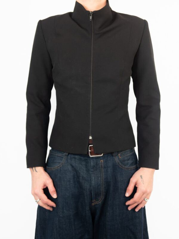 blusa office black