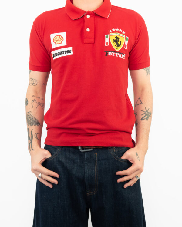 blusa polo ferrari